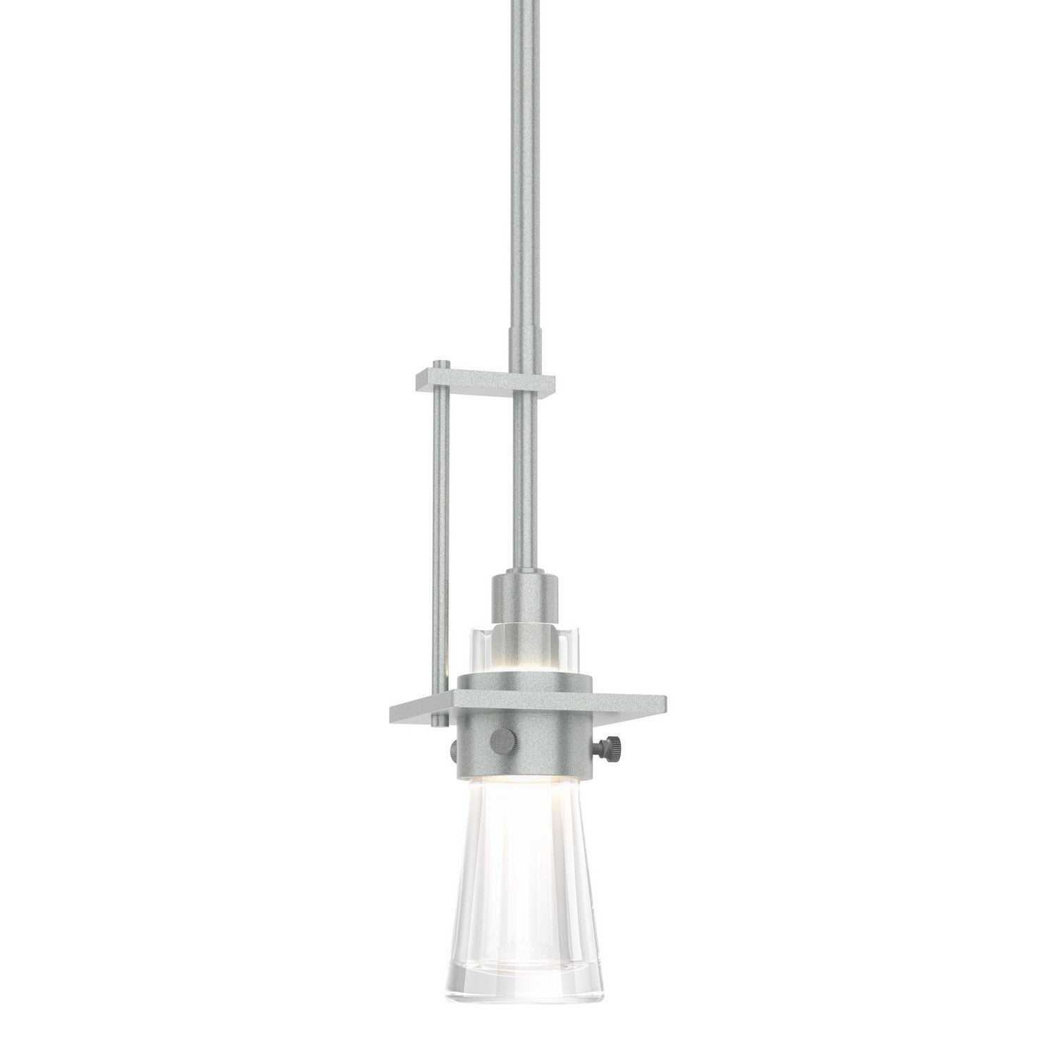 Hubbardton Forge - 187100-SKT-MULT-82-ZM0343 - One Light Mini Pendant - Erlenmeyer - Vintage Platinum