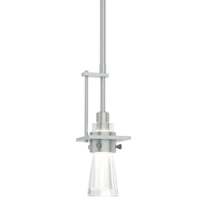 Hubbardton Forge - 187100-SKT-MULT-82-ZM0343 - One Light Mini Pendant - Erlenmeyer - Vintage Platinum