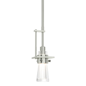 Hubbardton Forge - 187100-SKT-MULT-85-ZM0343 - One Light Mini Pendant - Erlenmeyer - Sterling