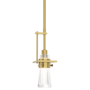 Hubbardton Forge - 187100-SKT-MULT-86-ZM0343 - One Light Mini Pendant - Erlenmeyer - Modern Brass