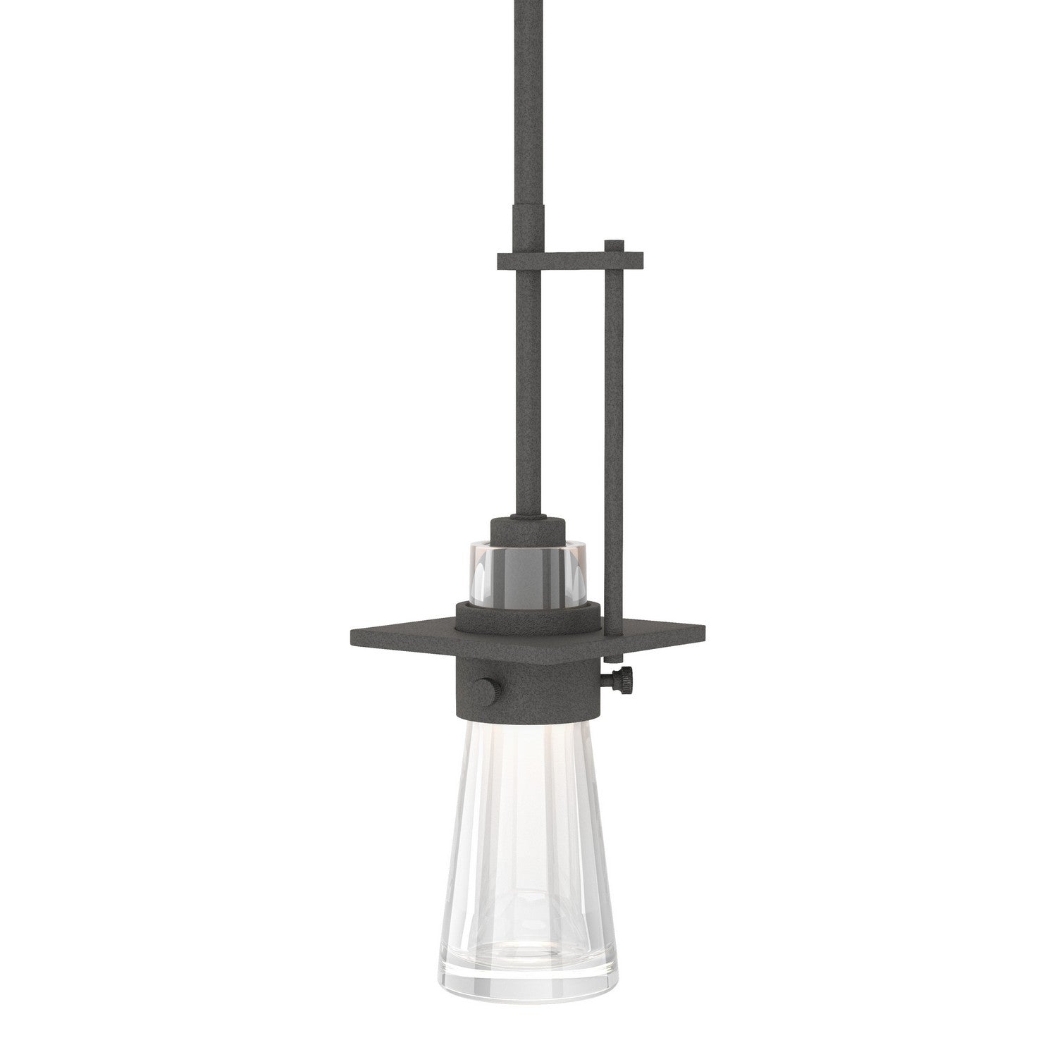 Hubbardton Forge - 187150-SKT-MULT-20-ZM0349 - One Light Mini Pendant - Erlenmeyer - Natural Iron