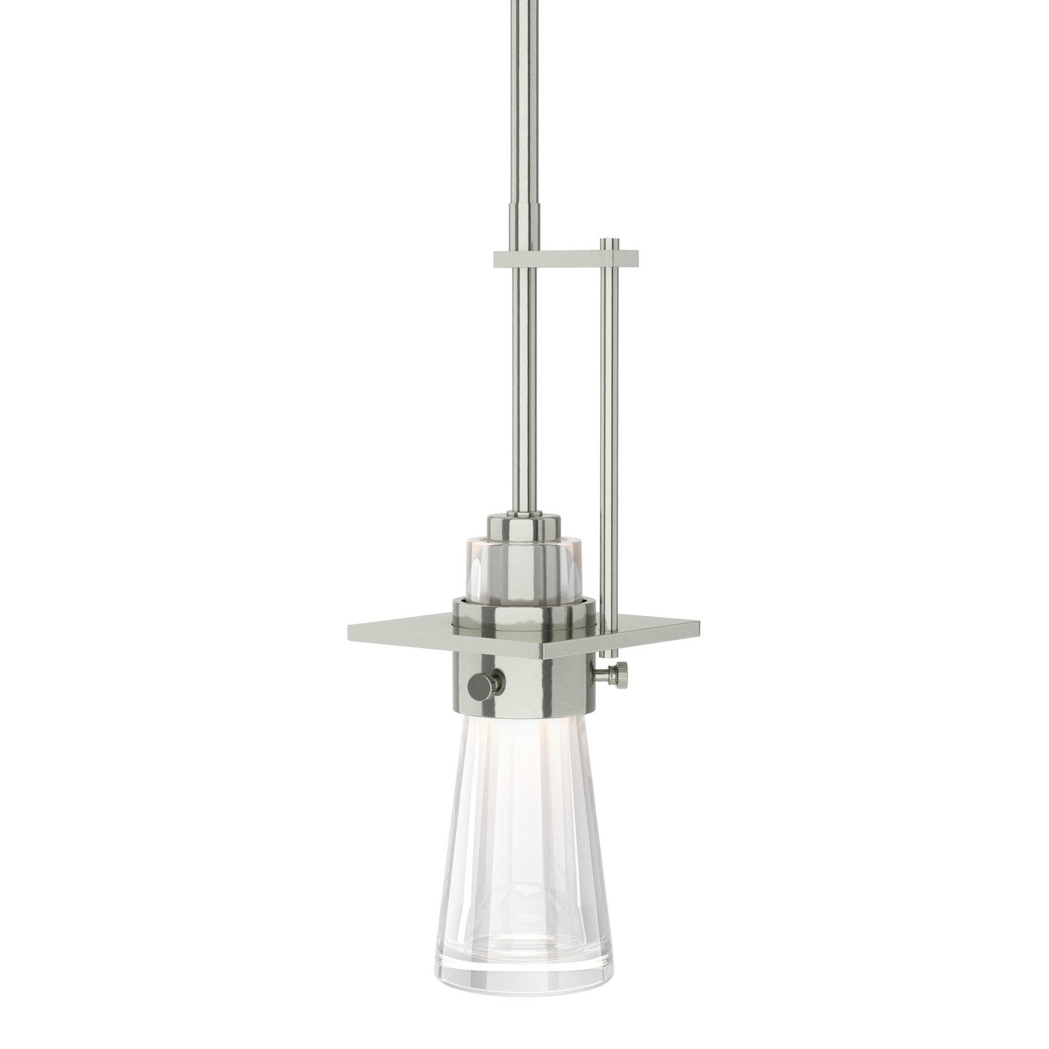 Hubbardton Forge - 187150-SKT-MULT-85-ZM0349 - One Light Mini Pendant - Erlenmeyer - Sterling