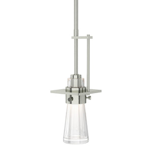 Hubbardton Forge - 187150-SKT-MULT-85-ZM0349 - One Light Mini Pendant - Erlenmeyer - Sterling