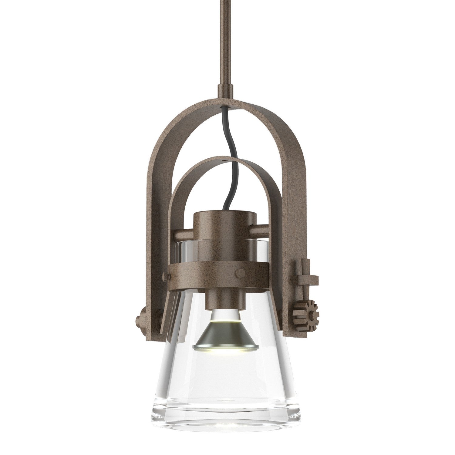 Hubbardton Forge - 187200-SKT-MULT-05-ZM0467 - Erlenmeyer Large Mini Pendant - Erlenmeyer - Bronze
