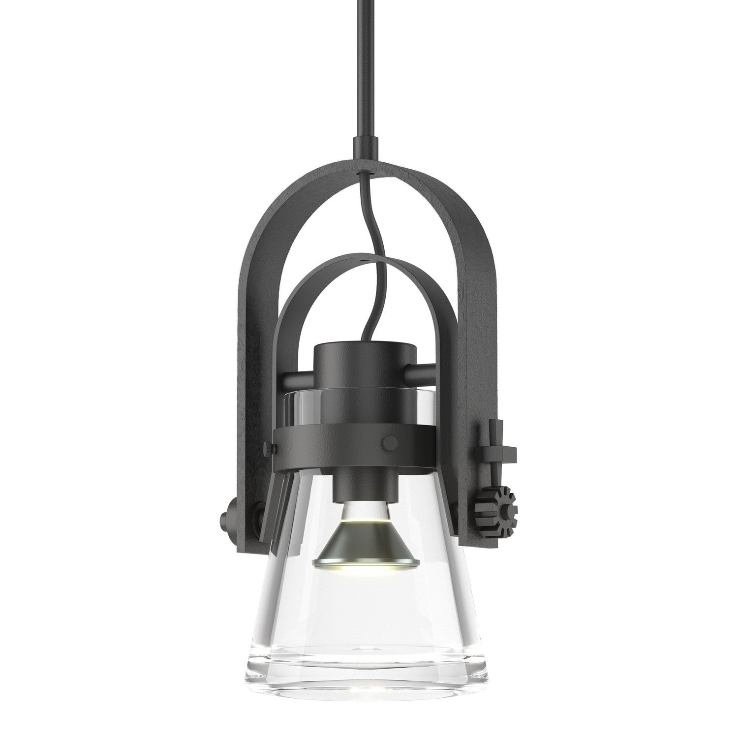 Hubbardton Forge - 187200-SKT-MULT-10-ZM0467 - One Light Mini Pendant - Erlenmeyer - Black