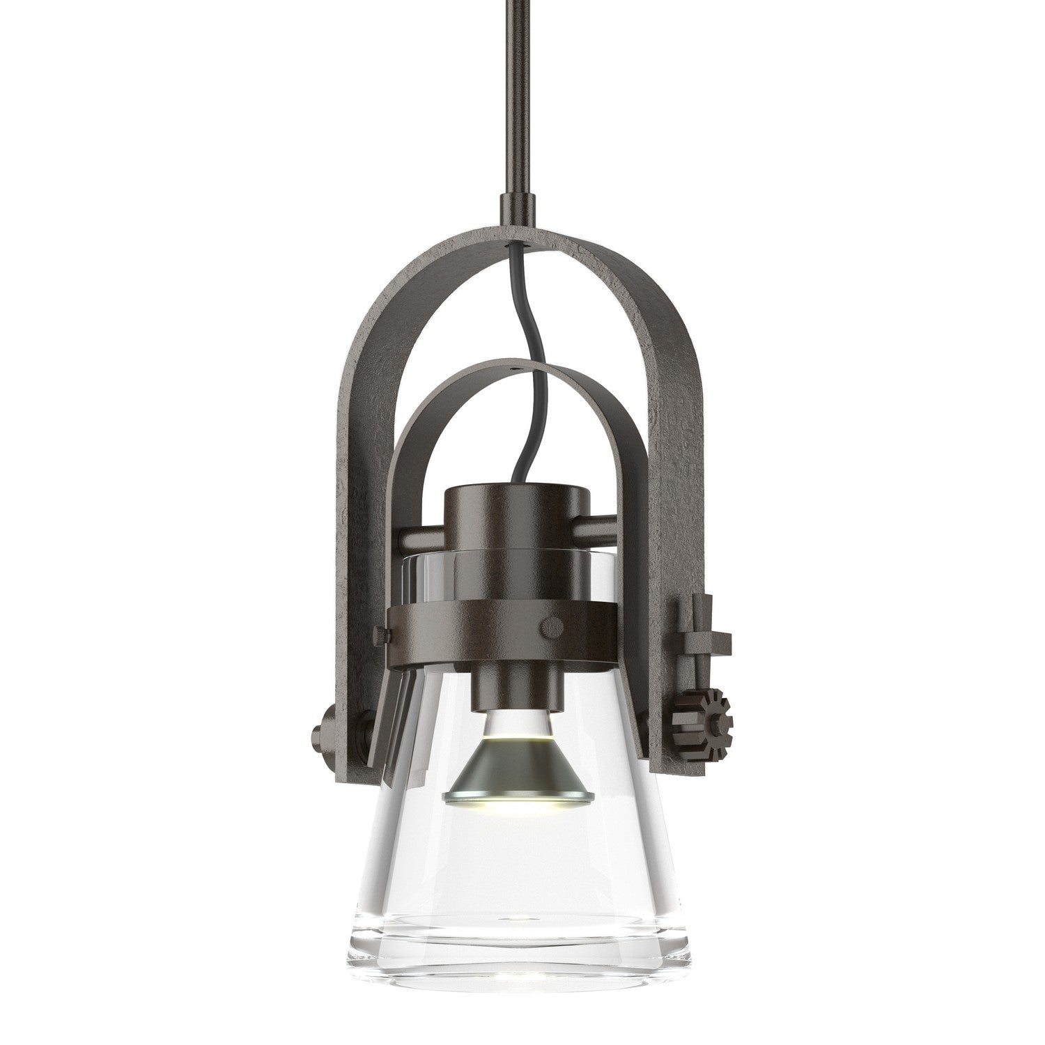 Hubbardton Forge - 187200-SKT-MULT-14-ZM0467 - One Light Mini Pendant - Erlenmeyer - Oil Rubbed Bronze