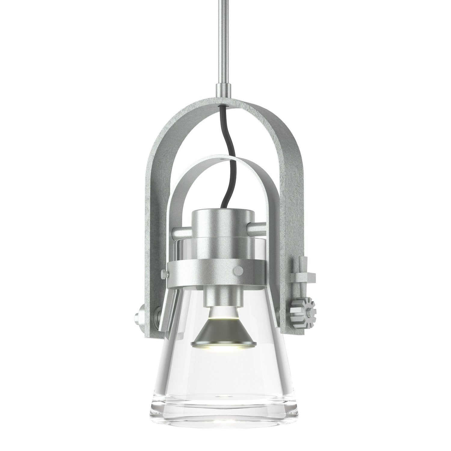 Hubbardton Forge - 187200-SKT-MULT-82-ZM0467 - One Light Mini Pendant - Erlenmeyer - Vintage Platinum