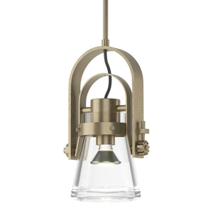 Hubbardton Forge - 187200-SKT-MULT-84-ZM0467 - One Light Mini Pendant - Erlenmeyer - Soft Gold