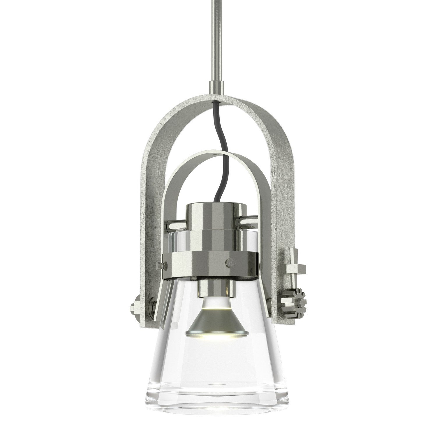 Hubbardton Forge - 187200-SKT-MULT-85-ZM0467 - One Light Mini Pendant - Erlenmeyer - Sterling