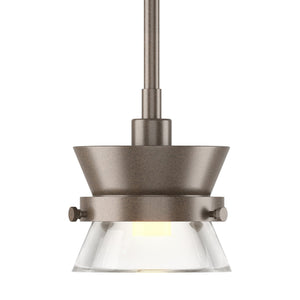 Hubbardton Forge - 187250-SKT-MULT-05-ZM0378 - One Light Mini Pendant - Apparatus - Bronze