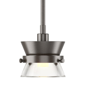 Hubbardton Forge - 187250-SKT-MULT-14-ZM0378 - One Light Mini Pendant - Apparatus - Oil Rubbed Bronze