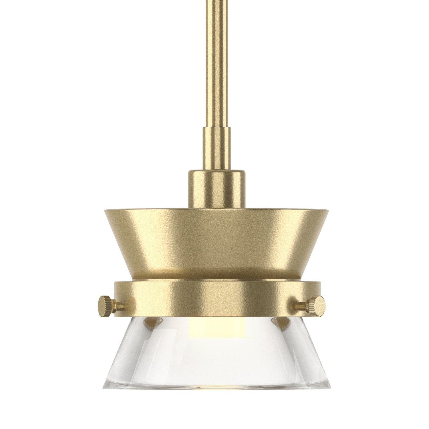 Hubbardton Forge - 187250-SKT-MULT-86-ZM0378 - One Light Mini Pendant - Apparatus - Modern Brass