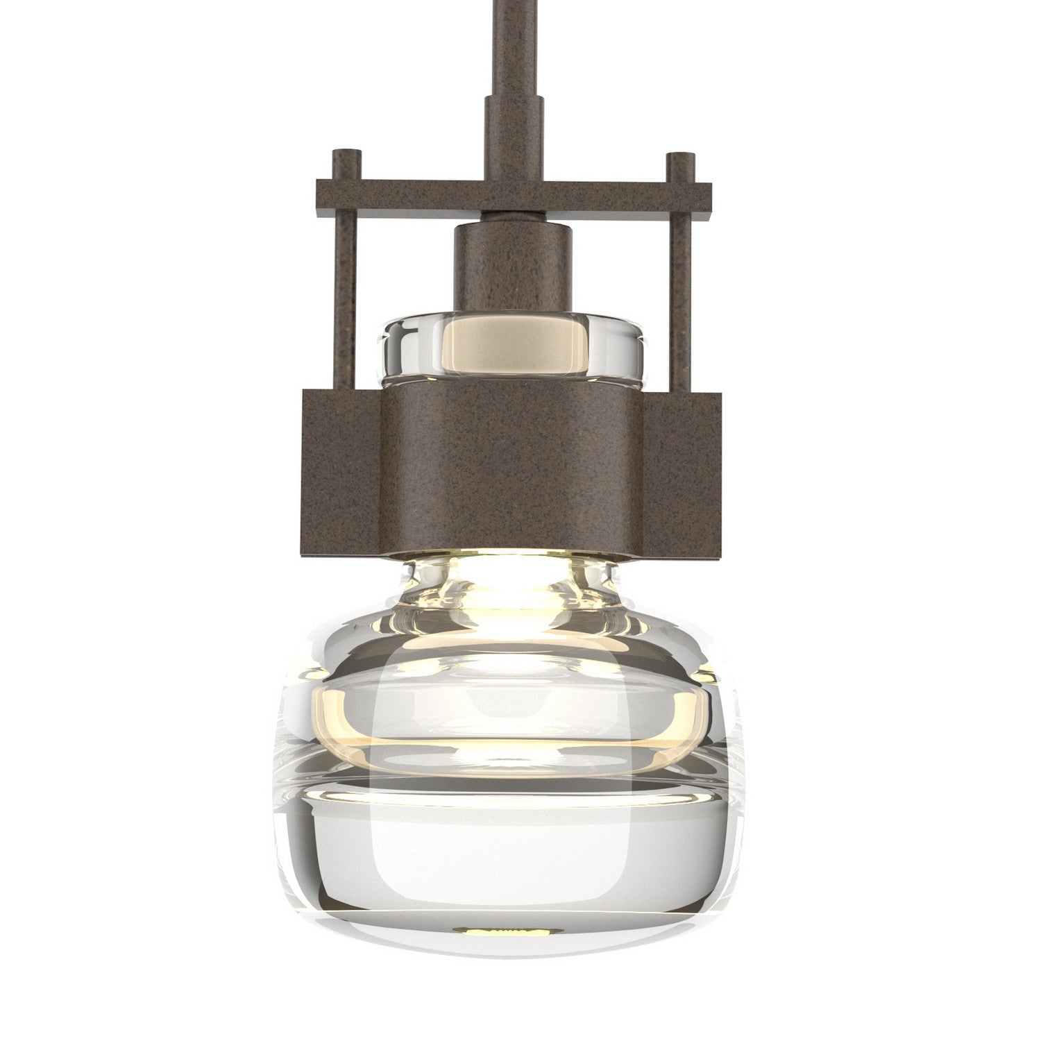 Hubbardton Forge - 187300-SKT-MULT-05-ZM0435 - One Light Mini Pendant - Cuff - Bronze