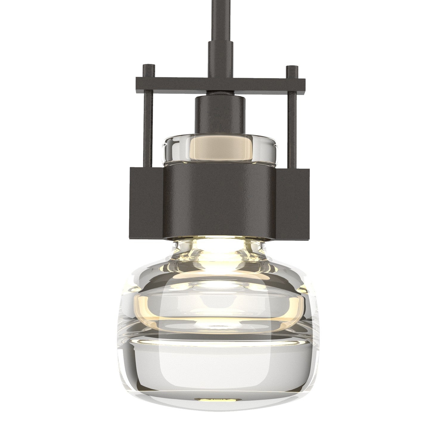 Hubbardton Forge - 187300-SKT-MULT-14-ZM0435 - One Light Mini Pendant - Cuff - Oil Rubbed Bronze