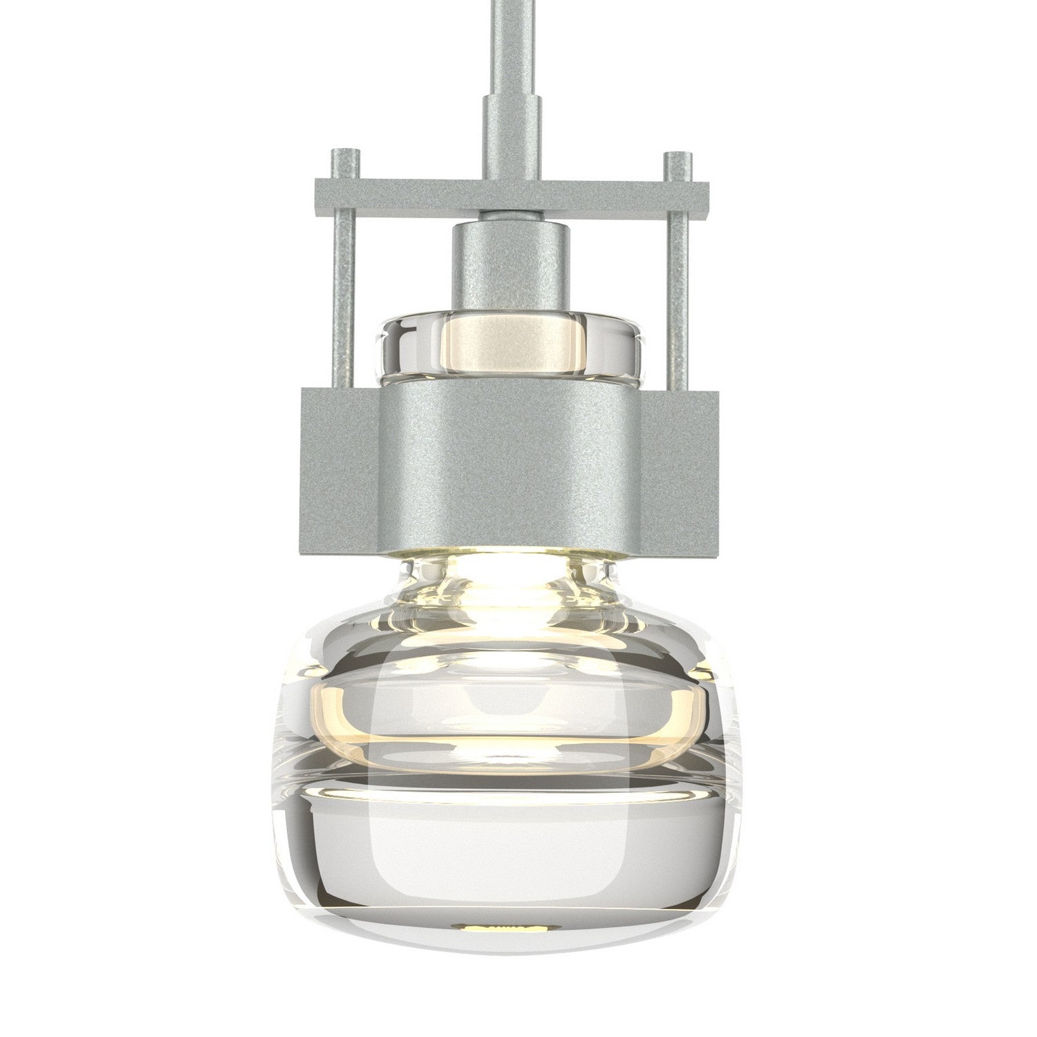 Hubbardton Forge - 187300-SKT-MULT-82-ZM0435 - One Light Mini Pendant - Cuff - Vintage Platinum