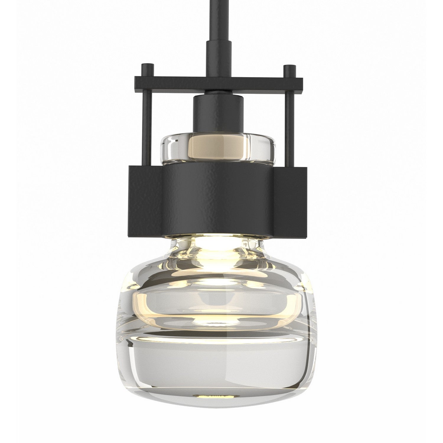 Hubbardton Forge - 187330-SKT-MULT-10-ZM0448 - One Light Mini Pendant - Cuff - Black