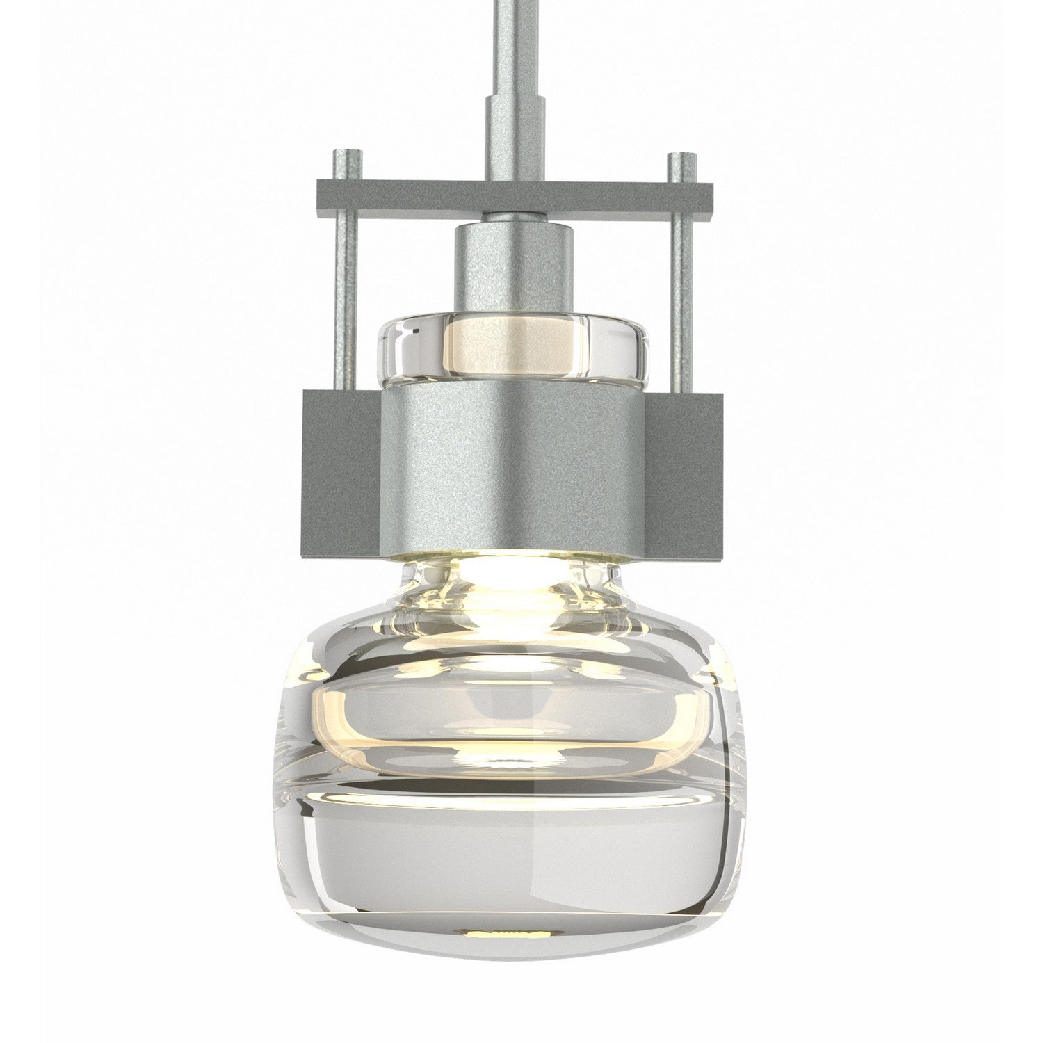 Hubbardton Forge - 187330-SKT-MULT-82-ZM0448 - One Light Mini Pendant - Cuff - Vintage Platinum