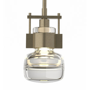 Hubbardton Forge - 187330-SKT-MULT-84-ZM0448 - One Light Mini Pendant - Cuff - Soft Gold