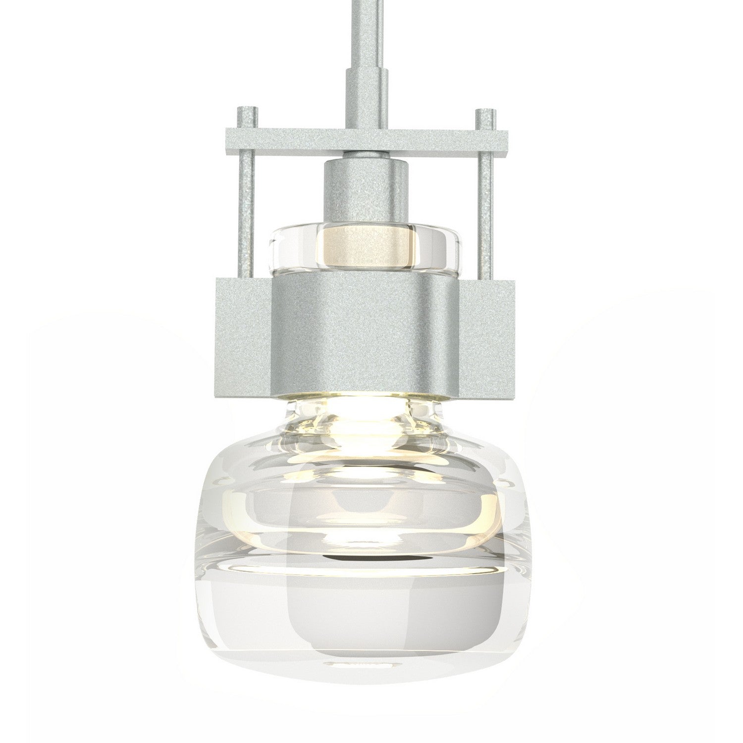 Hubbardton Forge - 187340-SKT-MULT-82-ZM0447 - One Light Mini Pendant - Cuff - Vintage Platinum