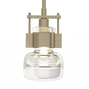 Hubbardton Forge - 187340-SKT-MULT-84-ZM0447 - One Light Mini Pendant - Cuff - Soft Gold