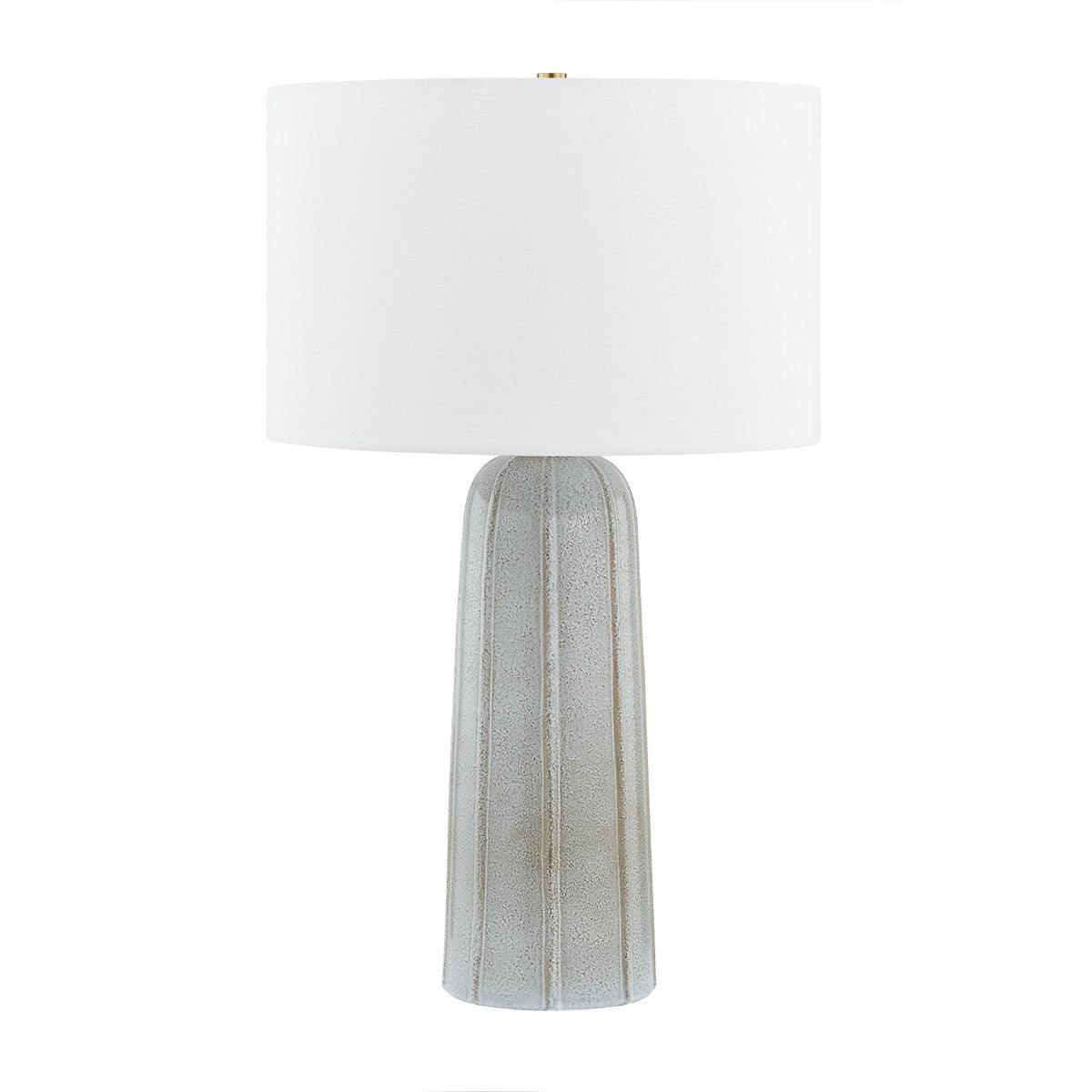 Mitzi - HL822201-AGB/CRA - One Light Table Lamp - Kel - Aged Brass/ Ceramic Reactive Ash