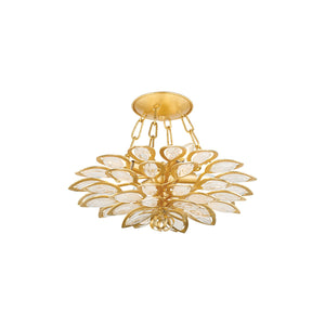 Corbett Lighting - 363-18-GL - Four Light Semi Flush Mount - Vittoria - Gold Leaf