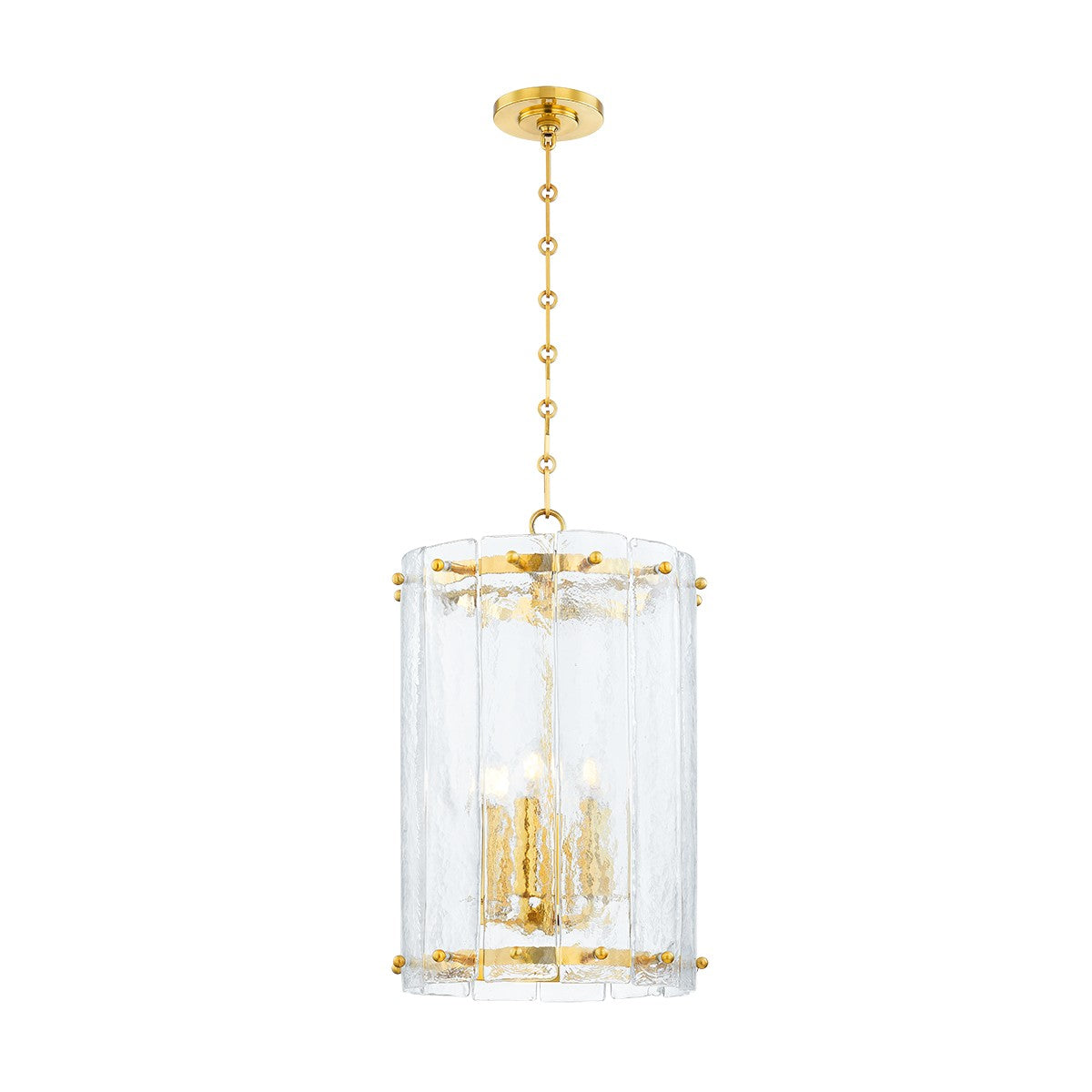 Corbett Lighting - 375-15-VPB - Six Light Lantern - Rio - Vintage Polished Brass