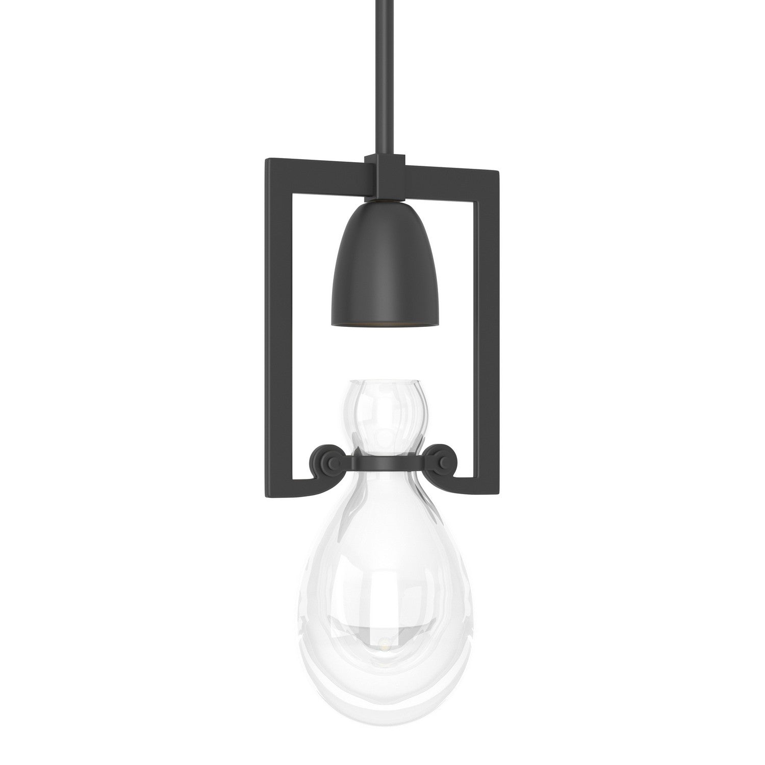 Hubbardton Forge - 187520-SKT-MULT-10-ZM0572 - One Light Mini Pendant - Apothecary - Black