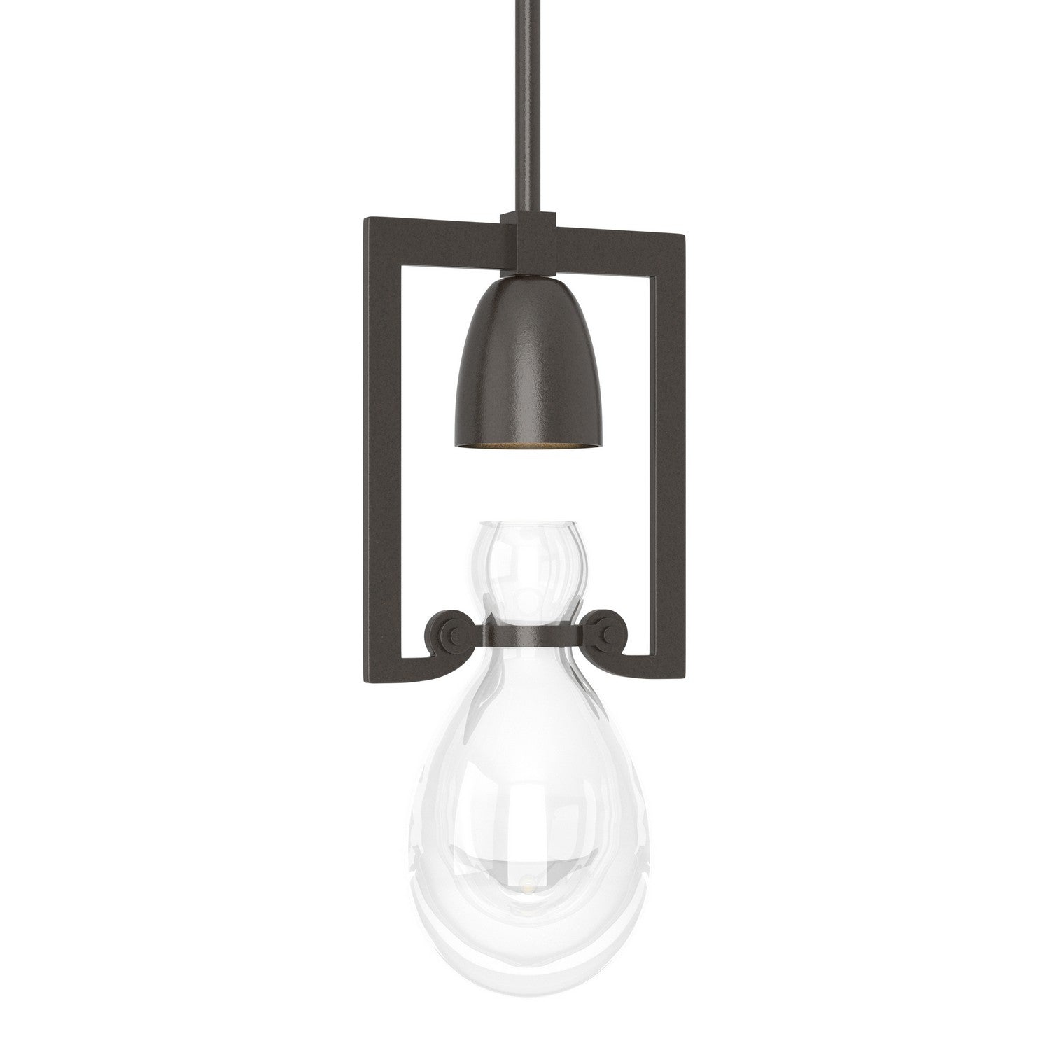 Hubbardton Forge - 187520-SKT-MULT-14-ZM0572 - One Light Mini Pendant - Apothecary - Oil Rubbed Bronze