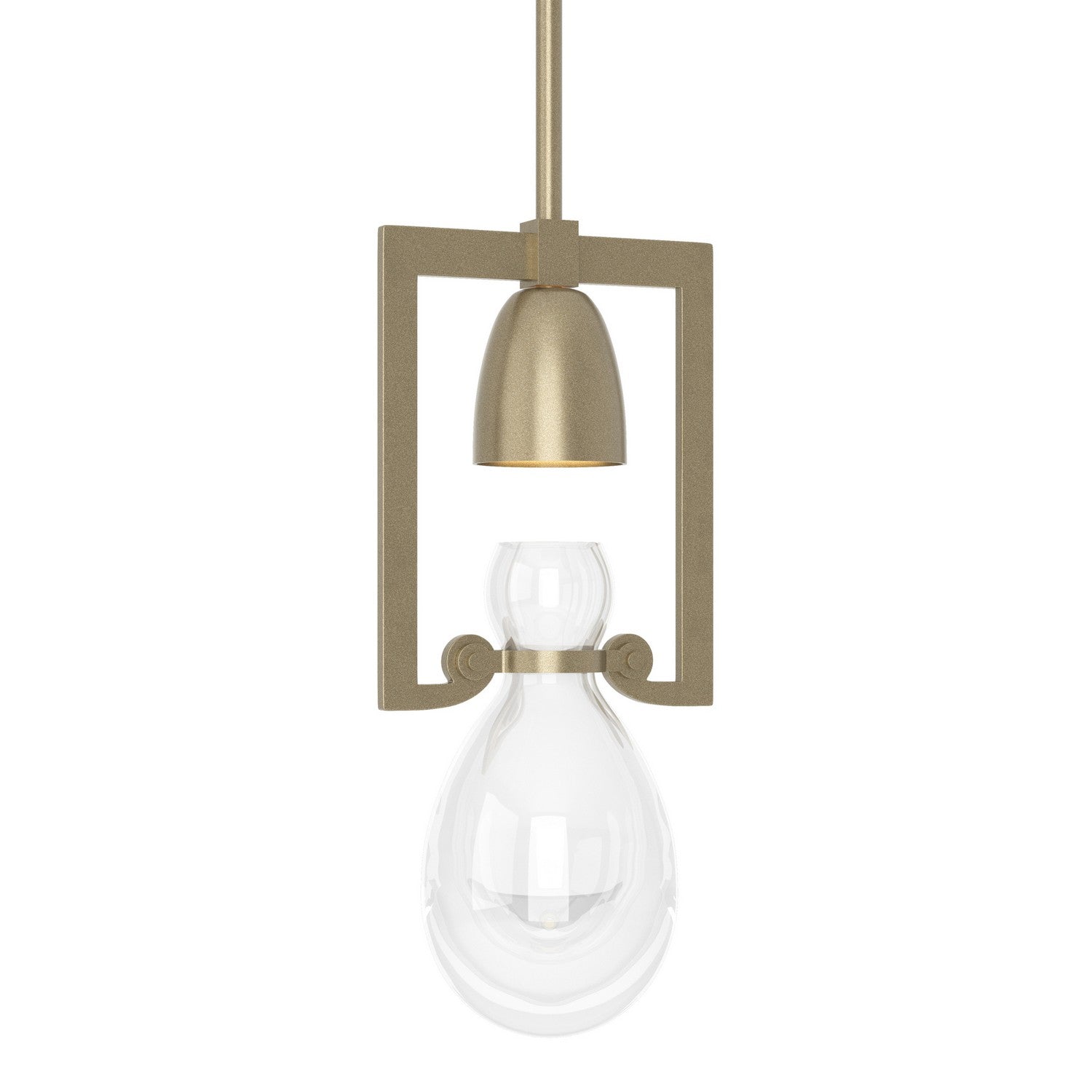 Hubbardton Forge - 187520-SKT-MULT-84-ZM0572 - One Light Mini Pendant - Apothecary - Soft Gold