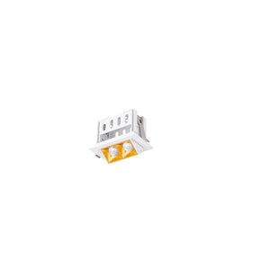 W.A.C. Lighting - R1GAT02-N930-GLWT - LED Adjustable Trim - Multi Stealth - Gold/White