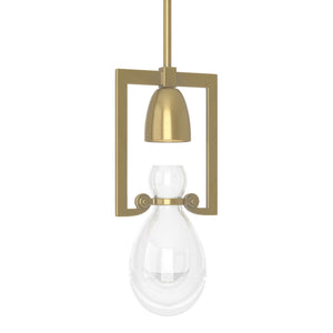 Hubbardton Forge - 187520-SKT-MULT-86-ZM0572 - One Light Mini Pendant - Apothecary - Modern Brass