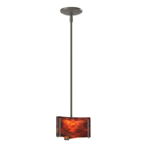 Hubbardton Forge - 188100-SKT-MULT-07-ZB0156 - One Light Mini Pendant - Exos Glass - Dark Smoke
