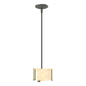 Hubbardton Forge - 188100-SKT-MULT-20-AA0156 - One Light Mini Pendant - Exos Glass - Natural Iron