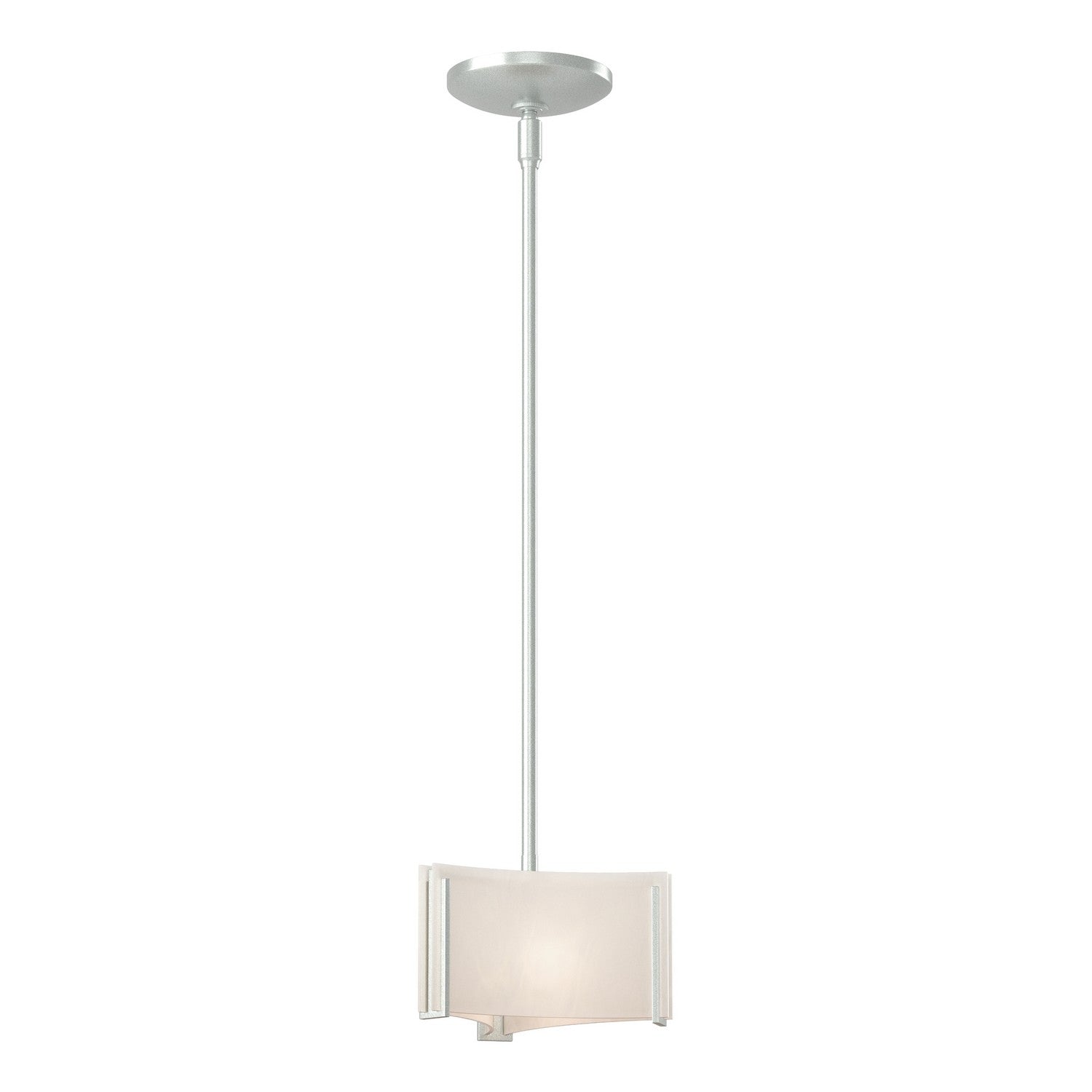 Hubbardton Forge - 188100-SKT-MULT-82-BB0156 - Exos Delta Mini Pendant - Exos Glass - Vintage Platinum