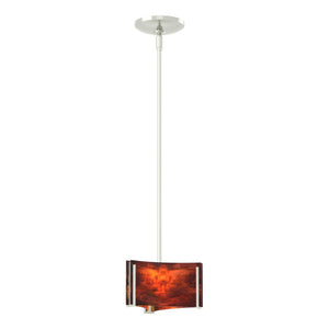 Hubbardton Forge - 188100-SKT-MULT-85-ZB0156 - One Light Mini Pendant - Exos Glass - Sterling