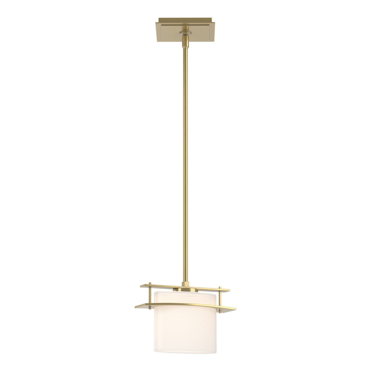 Hubbardton Forge - 188200-SKT-MULT-86-GG0182 - One Light Mini Pendant - Ellipse - Modern Brass