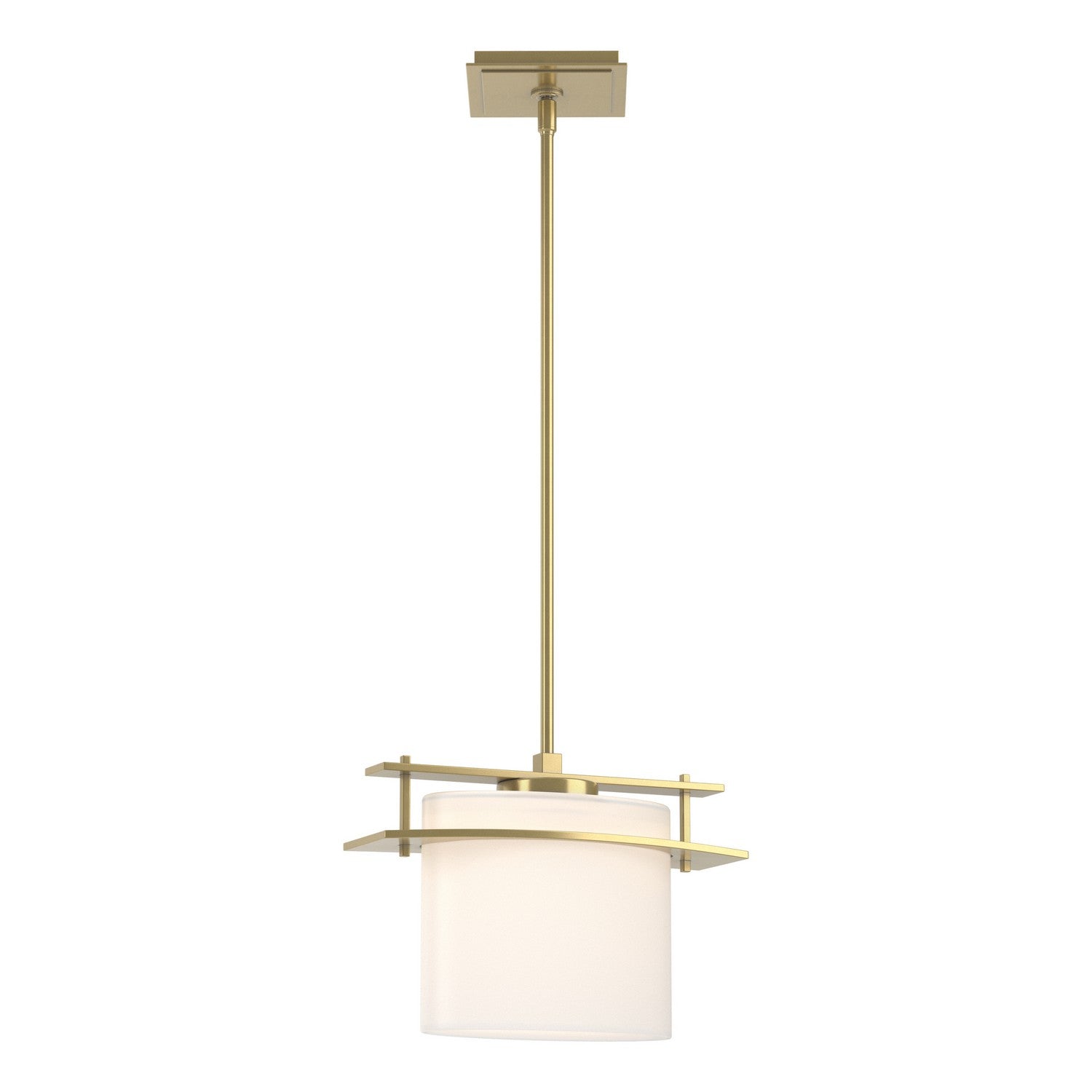 Hubbardton Forge - 188250-SKT-MULT-86-GG0194 - One Light Mini Pendant - Ellipse - Modern Brass