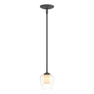 Hubbardton Forge - 188600-SKT-MULT-20-ZU0291 - One Light Mini Pendant - Simple Lines - Natural Iron