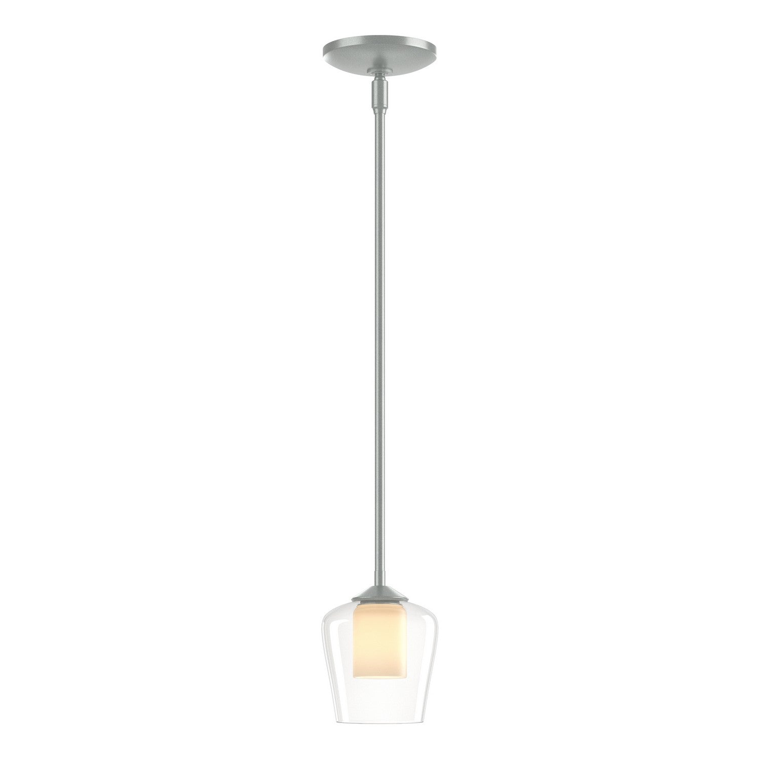 Hubbardton Forge - 188600-SKT-MULT-82-ZU0291 - Simple Mini Pendant - Simple Lines - Vintage Platinum