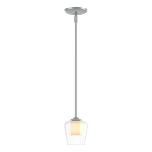 Hubbardton Forge - 188600-SKT-MULT-82-ZU0291 - One Light Mini Pendant - Simple Lines - Vintage Platinum