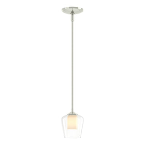 Hubbardton Forge - 188600-SKT-MULT-85-ZU0291 - One Light Mini Pendant - Simple Lines - Sterling