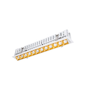 W.A.C. Lighting - R1GAT12-F935-GLWT - LED Adjustable Trim - Multi Stealth - Gold/White