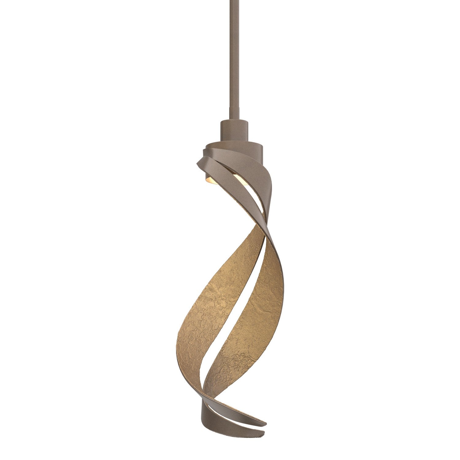 Hubbardton Forge - 188750-SKT-MULT-05 - One Light Mini Pendant - Folio - Bronze