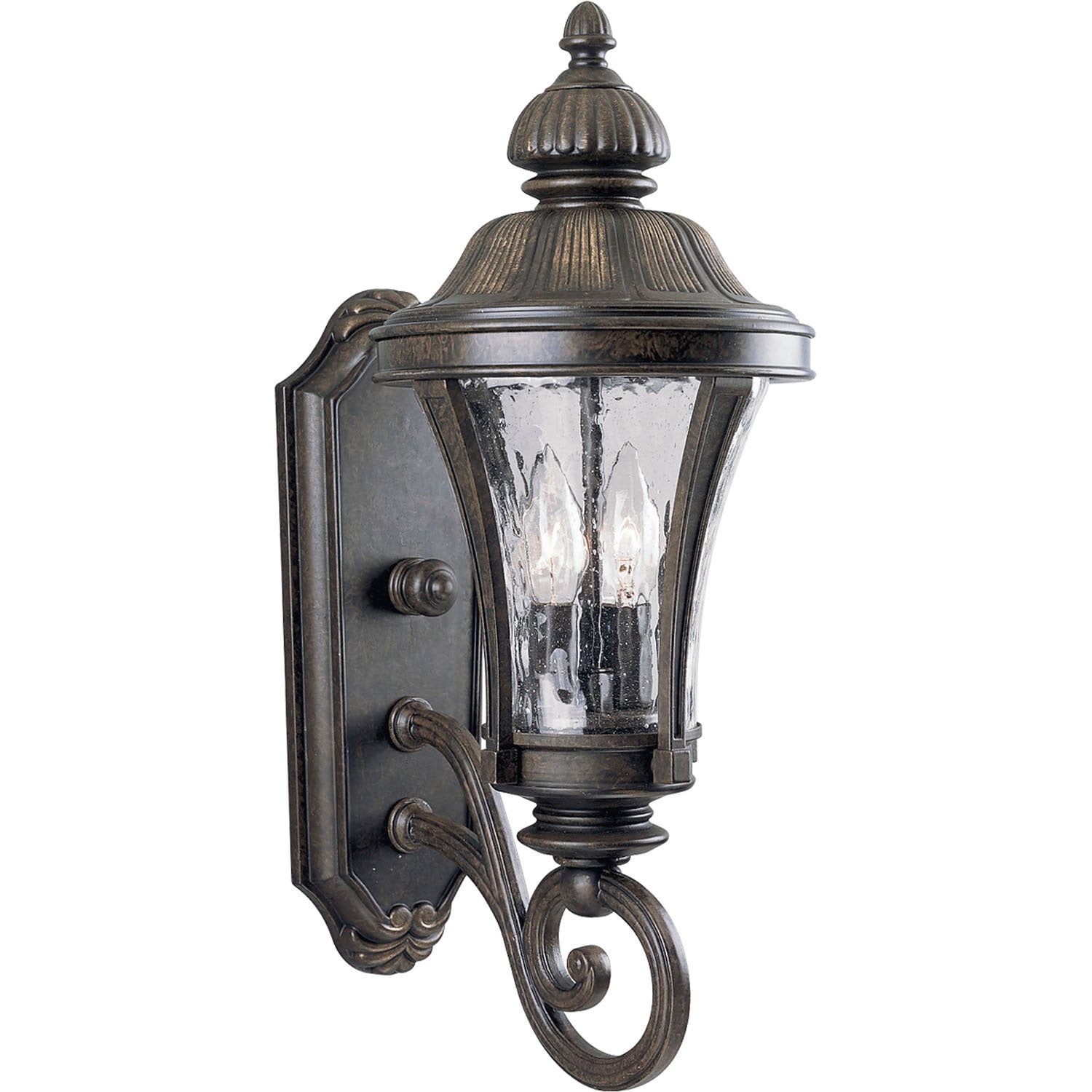 Progress Lighting - P5835-77 - Two Light Wall Lantern - Nottington - Forged Bronze