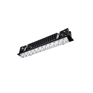 W.A.C. Lighting - R1GAT12-N940-CHBK - LED Adjustable Trim - Multi Stealth - Chrome/Black