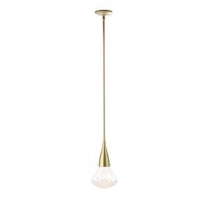 Hubbardton Forge - 188902-SKT-MULT-86-ZM0676 - One Light Mini Pendant - Fritz - Modern Brass