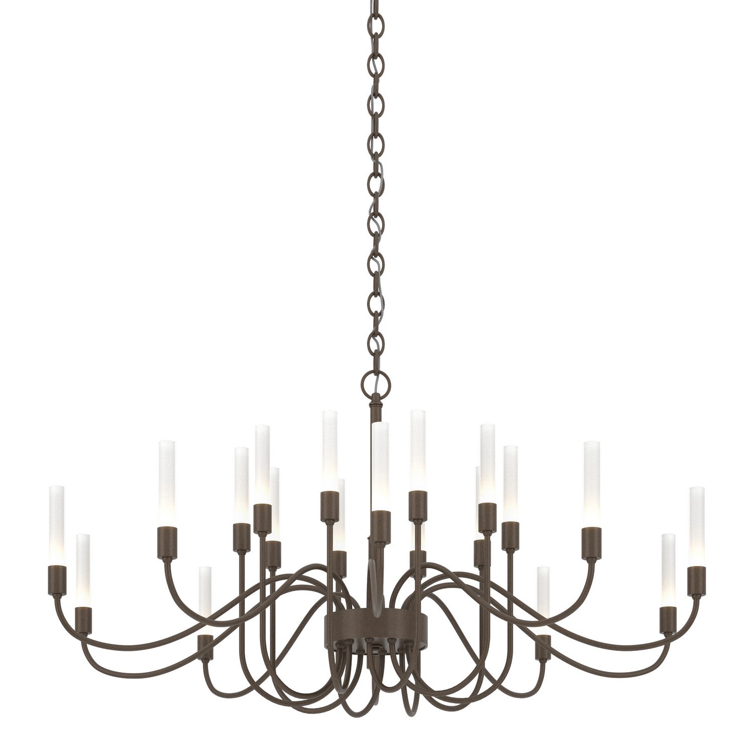 Hubbardton Forge - 192043-SKT-05 - 20 Light Chandelier - Lisse - Bronze