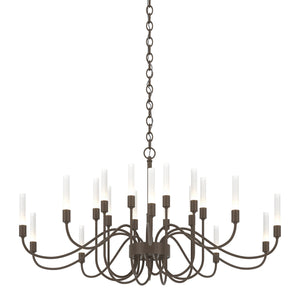 Hubbardton Forge - 192043-SKT-05 - 20 Light Chandelier - Lisse - Bronze