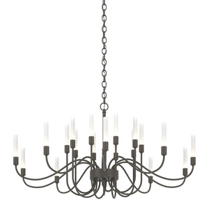 Hubbardton Forge - 192043-SKT-07 - 20 Light Chandelier - Lisse - Dark Smoke